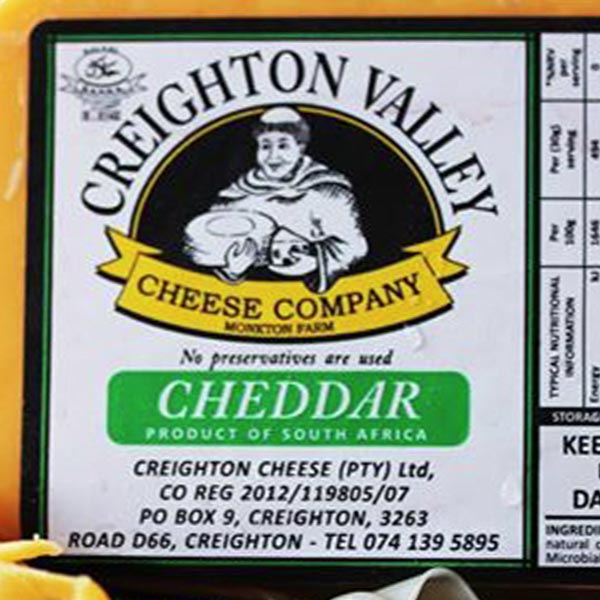 Creighton Yellow Block Cheddar  Cheese
